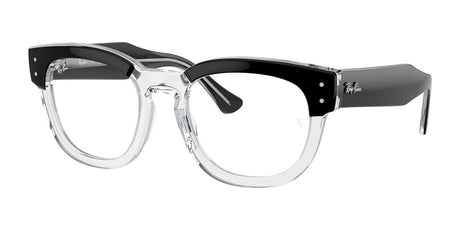 Ray-Ban MEGA HAWKEYE RX0298V Eyeglasses Black On Transparent