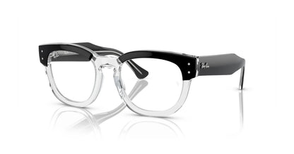 Ray-Ban MEGA HAWKEYE RX0298V Eyeglasses Black On Transparent