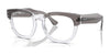 Ray-Ban MEGA HAWKEYE RX0298V Eyeglasses | Size 50 / Grey On Transparent №8111