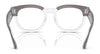 Ray-Ban MEGA HAWKEYE RX0298V Eyeglasses | Size 50 / Blue On Transparent Blue №8324