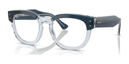 Ray-Ban MEGA HAWKEYE RX0298V Eyeglasses Blue On Transparent Blue