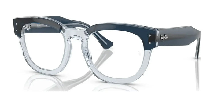 Ray-Ban MEGA HAWKEYE RX0298V Eyeglasses | Size 50 / Blue On Transparent Blue №8324