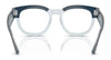 Ray-Ban MEGA HAWKEYE RX0298V Eyeglasses | Size 50 / Blue On Transparent Blue №8324