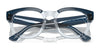 Ray-Ban MEGA HAWKEYE RX0298V Eyeglasses | Size 50 / Blue On Transparent Blue №8324