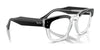 Ray-Ban MEGA HAWKEYE RX0298VF Eyeglasses | Size 50 / Grey Havana №8117