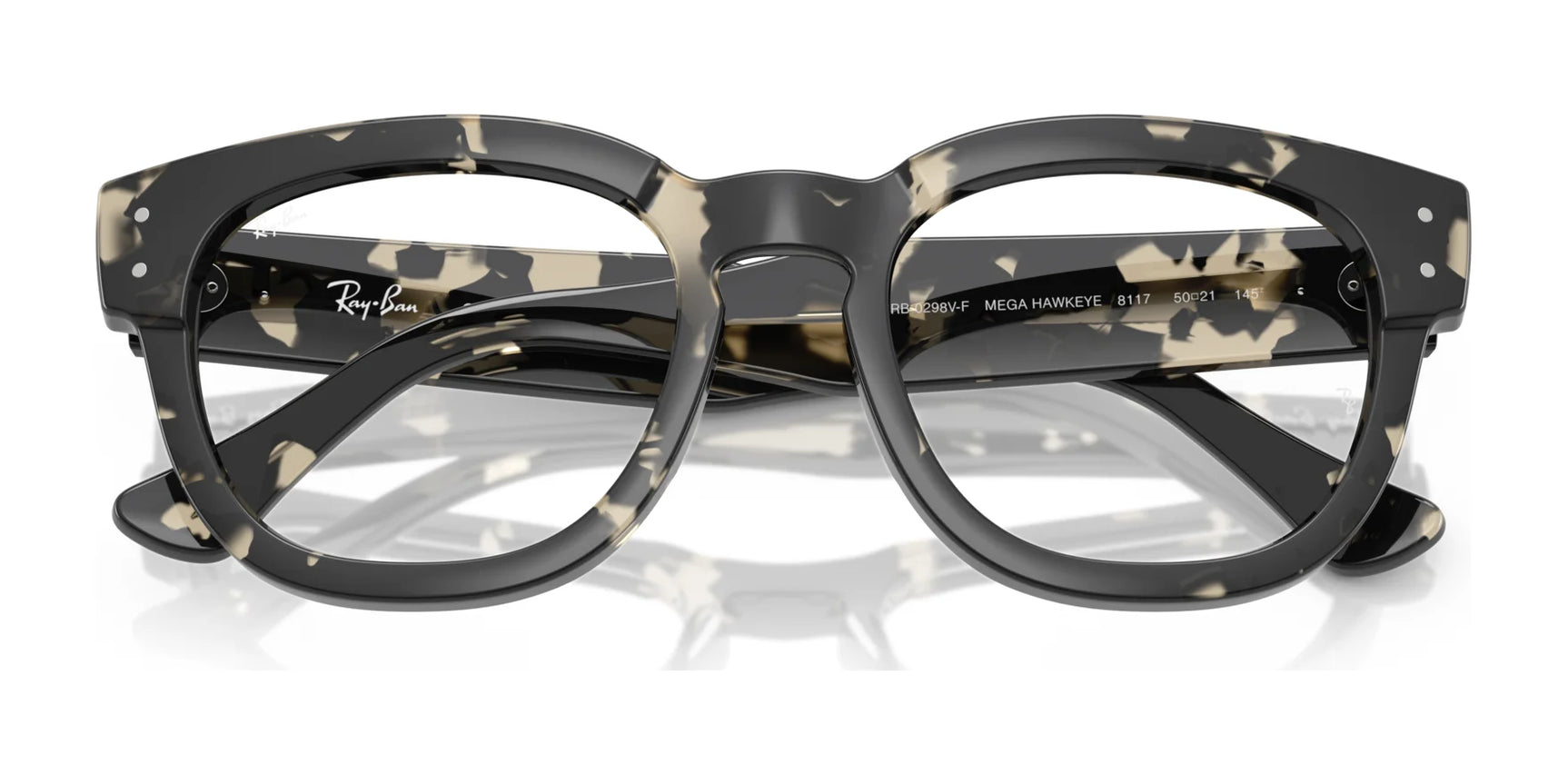Ray-Ban MEGA HAWKEYE RX0298VF Eyeglasses | Size 50