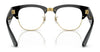 Ray-Ban MEGA CLUBMASTER RX0316V Eyeglasses | Size 50 / Black On Gold №2000
