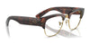 Ray-Ban MEGA CLUBMASTER RX0316V Eyeglasses | Size 50 / Black On Gold №2000