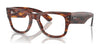 Ray-Ban MEGA WAYFARER RX0840V Eyeglasses | Size 51 / Striped Havana №2144