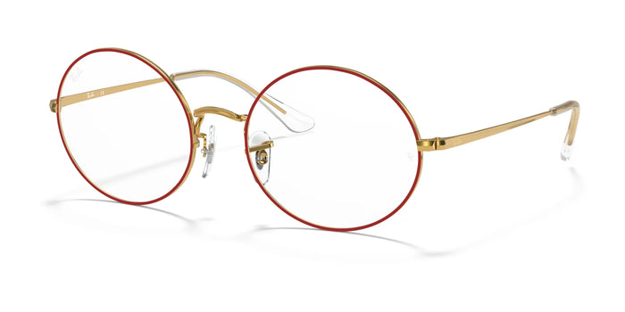Ray-Ban OVAL RX1970V Eyeglasses | Size 51 / Red №3106