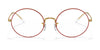Ray-Ban OVAL RX1970V Eyeglasses | Size 51 / Red №3106