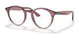 Ray-Ban RX2180V Eyeglasses Bordeaux Havana