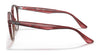 Ray-Ban RX2180V Eyeglasses | Size 49 / Bordeaux Havana №8145 / Clear