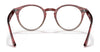 Ray-Ban RX2180V Eyeglasses | Size 49 / Bordeaux Havana №8145 / Clear