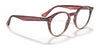 Ray-Ban RX2180V Eyeglasses | Size 49 / Bordeaux Havana №8145 / Clear