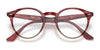 Ray-Ban RX2180V Eyeglasses | Size 49 / Bordeaux Havana №8145 / Clear