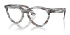 Ray-Ban WAYFARER WAY RX2241V Eyeglasses / Striped Transparent Blue №8361 / Size 51