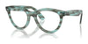 Ray-Ban WAYFARER WAY RX2241V Eyeglasses / Striped Transparent Green №8362 / Size 51