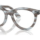 Striped Transparent Blue №8361