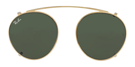 Ray-Ban RX2447C Clip-On Sunglasses Arista Gold / G-15 Green