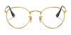 Ray-Ban ROUND METAL RX3447V Eyeglasses / Arista Gold №2500 / Size 47