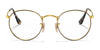 Ray-Ban ROUND METAL RX3447V Eyeglasses / Arista Gold №2500 / Size 47