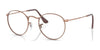 Ray-Ban ROUND METAL RX3447V Eyeglasses / Rose Gold №3094 / Size 47