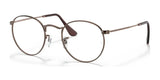 Ray-Ban ROUND METAL RX3447V Eyeglasses Bronze / Copper