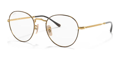 Ray-Ban DAVID RX3582V Eyeglasses Havana On Gold