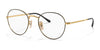 Ray-Ban DAVID RX3582V Eyeglasses / Black On Gold №2946 / Size 49