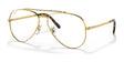 Ray-Ban NEW AVIATOR RX3625V eyeglasses in Gold №3086, featuring clear lenses and tortoiseshell-patterned temple tips—stylish eyewear from Ray-Ban.