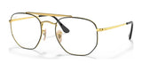 Ray-Ban THE MARSHAL RX3648V Eyeglasses Black On Gold