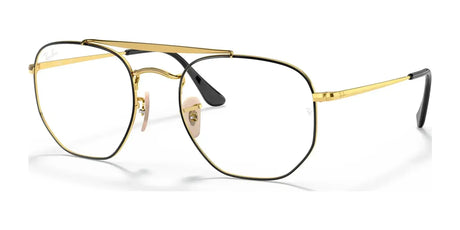 Ray-Ban THE MARSHAL RX3648V Eyeglasses Black On Gold