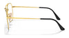 Ray-Ban THE MARSHAL RX3648V Eyeglasses | Size 54 / Black On Gold №2946 / Clear