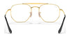 Ray-Ban THE MARSHAL RX3648V Eyeglasses | Size 54 / Black On Gold №2946 / Clear