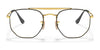 Ray-Ban THE MARSHAL RX3648V Eyeglasses | Size 54 / Black On Gold №2946 / Clear