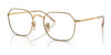 Ray-Ban JIM RX3694V Eyeglasses / Beige On Gold №3167 / Size 51
