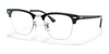 Ray-Ban CLUBMASTER METAL RX3716VM Eyeglasses | Size 50 / Black On Silver №2861