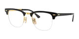 Ray-Ban CLUBMASTER METAL RX3716VM Eyeglasses Black On Gold