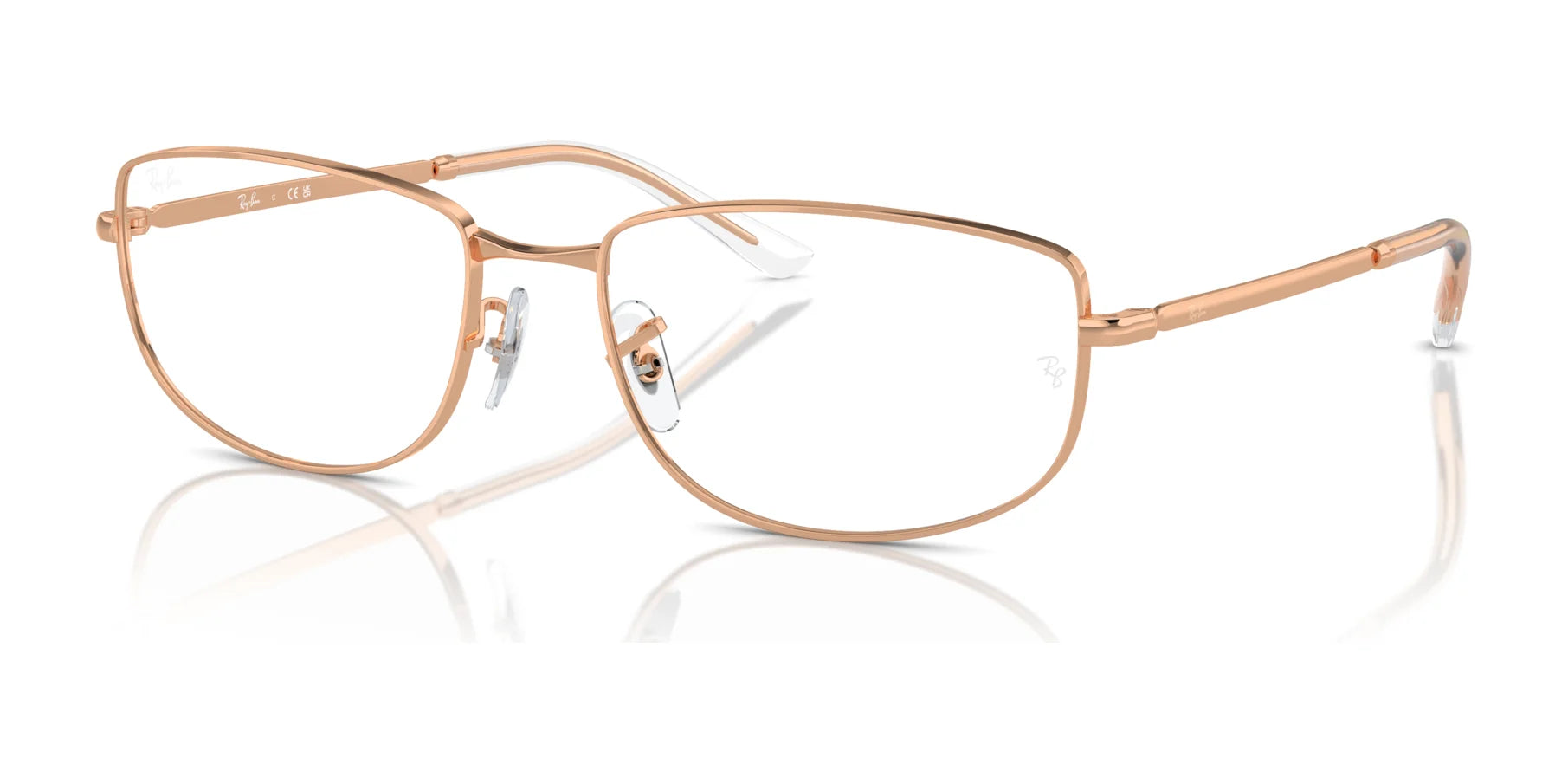 Ray-Ban RX3732V Eyeglasses Rose Gold