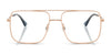 Ray-Ban ARI RX3758V Eyeglasses / Pale Gold №2993 / Size 54