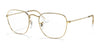 Ray-Ban FRANK RX3857V Eyeglasses | Size 51 / Gold №3086