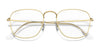 Ray-Ban FRANK RX3857V Eyeglasses | Size 51 / Gold №3086