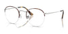 Ray-Ban ROUND GAZE RX3947V Eyeglasses / Havana On Silver №3178 / Size 51