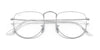 Ray-Ban ELON RX3958V Eyeglasses / Silver №2501 / Clear / Size 47
