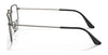 Ray-Ban ELON RX3958V Eyeglasses / Silver №2501 / Clear / Size 47