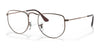 Ray-Ban ELON RX3958V Eyeglasses / Bronze-Copper №3120 / Clear / Size 50