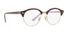 Ray-Ban CLUBROUND RX4246V Eyeglasses | Size 47 / Havana On Violet №5240 / Clear