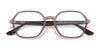 Ray-Ban RX4361V Eyeglasses | Size 50 / Transparent Violet №8139