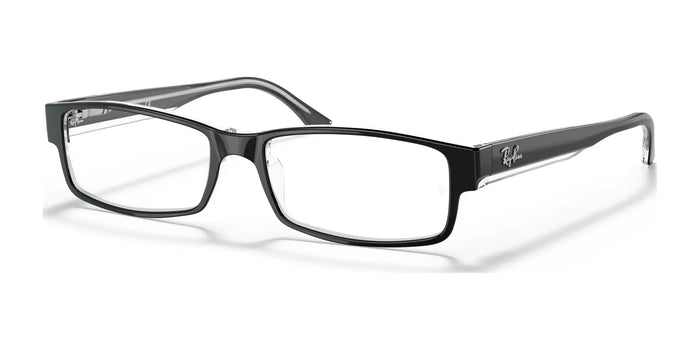Ray-Ban RX5114 Eyeglasses | Size 52 / Black On Transparent №2034